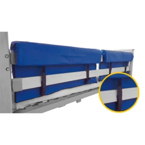 MS-PAR-611 Parasponde ad uncino con velcri totalmente ignifugo