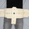 Cintura di contenzione per letto doppia con fascia inguinale