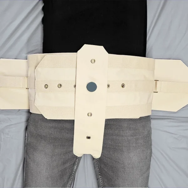 Cintura di contenzione per letto doppia con fascia inguinale