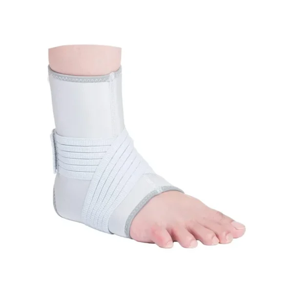 Cavigliera con fasce elastiche di contenzione